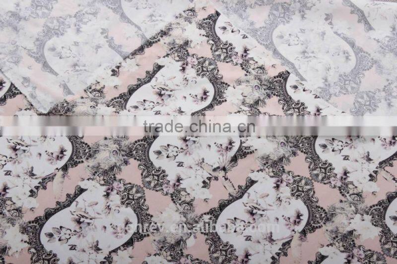 100% polyester digital print fabric made in china