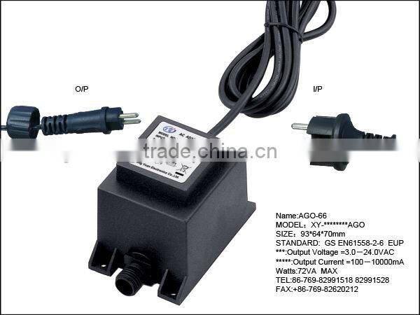 Waterproof transformer for Oven