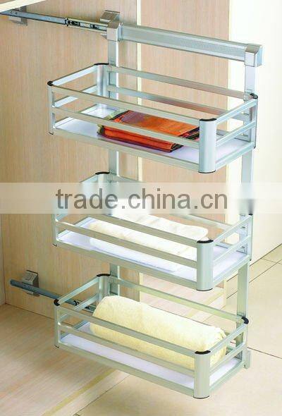 Lateral Three-tier Aluminium Baskets