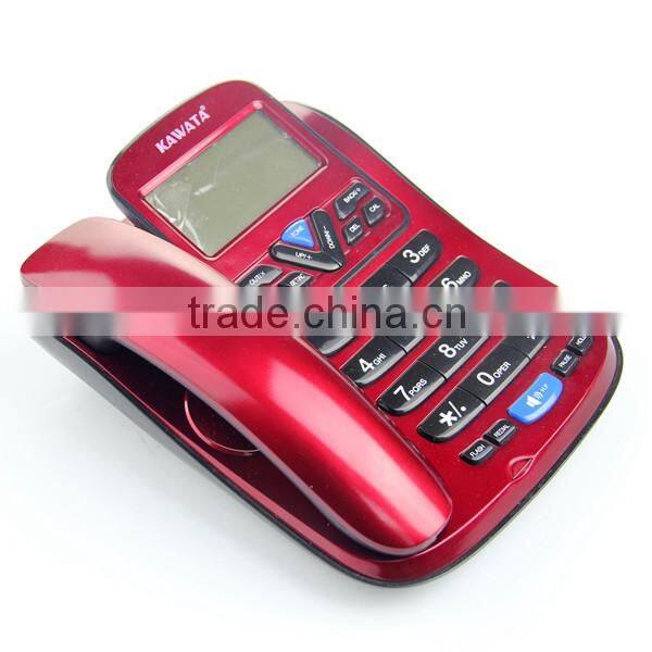 Hot selling auto-redial wired office table phone