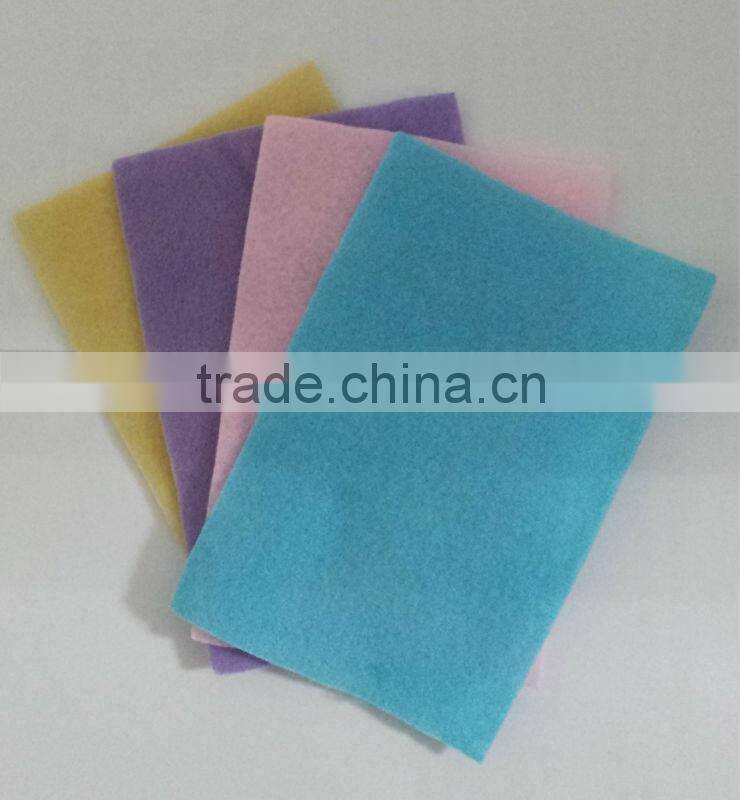 various color soft polyester craft felt