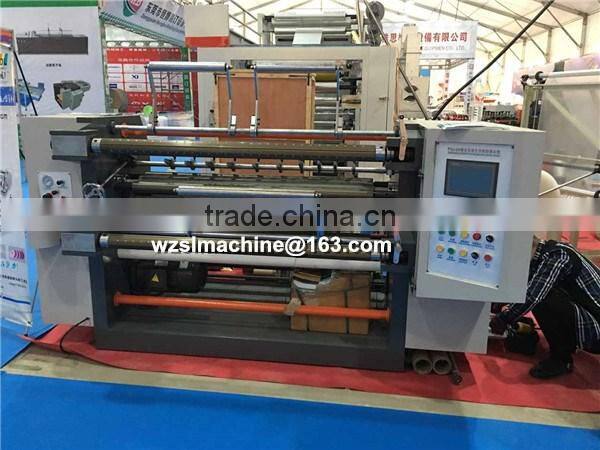 CE Standard plastic film slitting rewinding machine