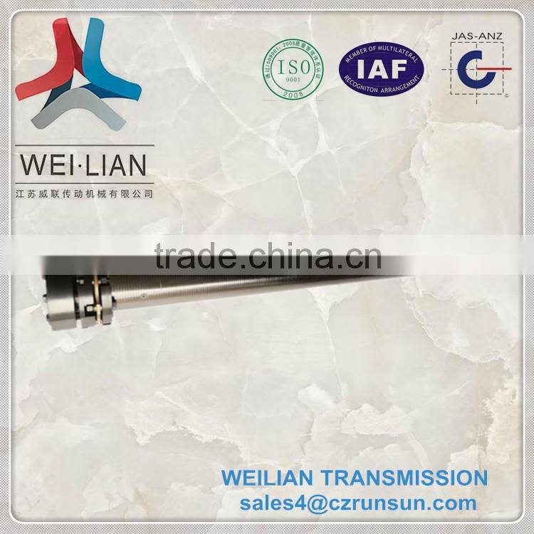 china supplier HSL carbon fiber joint pipe metallic tapered shaft couplings used in ziplock bag machine in high quality.