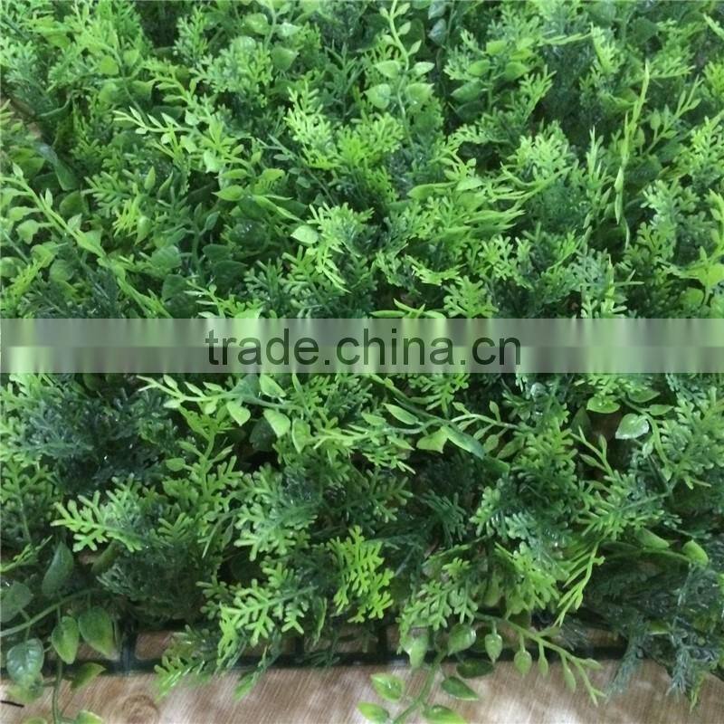 Garden decor 50*50cm plastic leaf fence hedge artificial grass mat