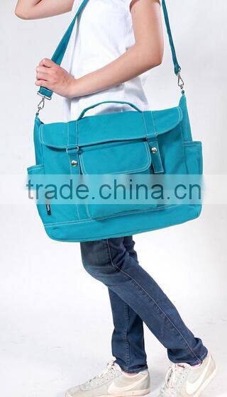 Cotton Canvas Multi Style Diaper Bag Backpack Shoulder Bag