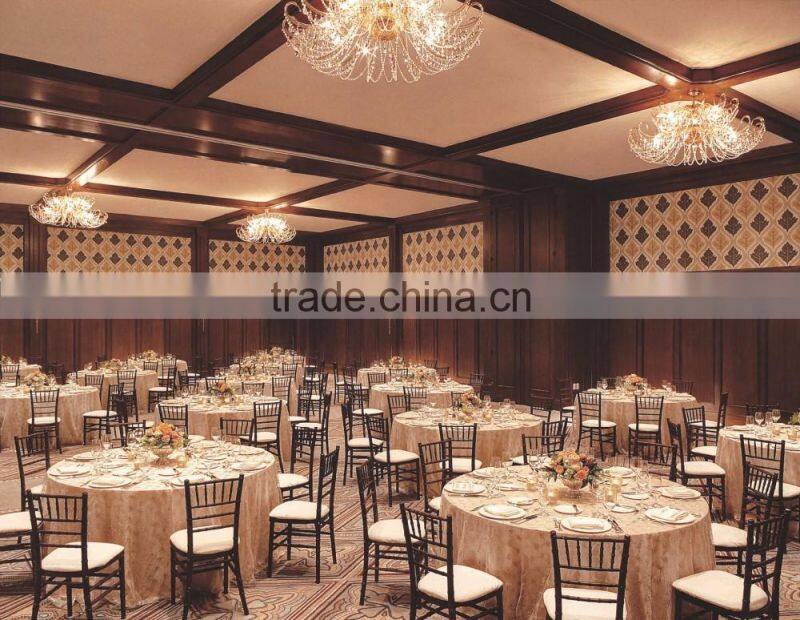 Popular cheap price high quality tiffany wedding chairs with cushion