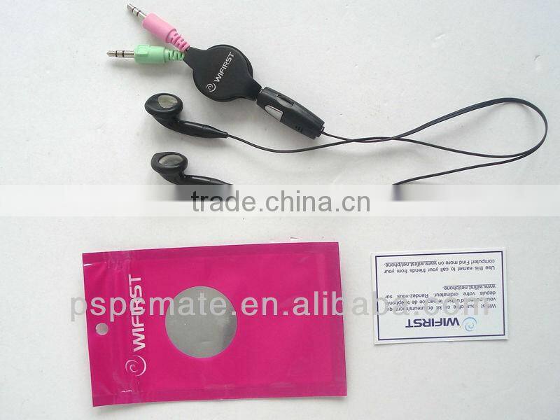 New Portable Flat Cable Earphone Funny Earphones