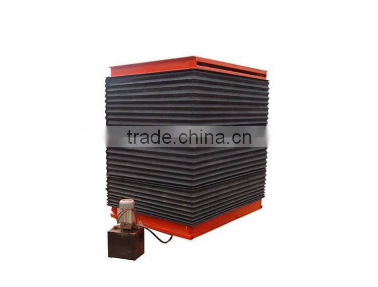 Simple Stable Square Protective Accordion Cover For Hoisting Platform