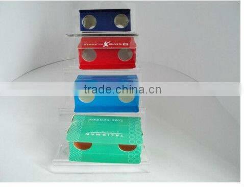 2014 newest custom printed logo design promotional cardboard folding binoculars