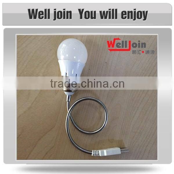 Customized portable flexible USB LED light for power bank or computer
