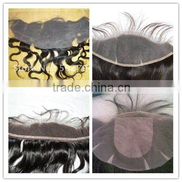 Durable-modeling human hair lace frontal piece