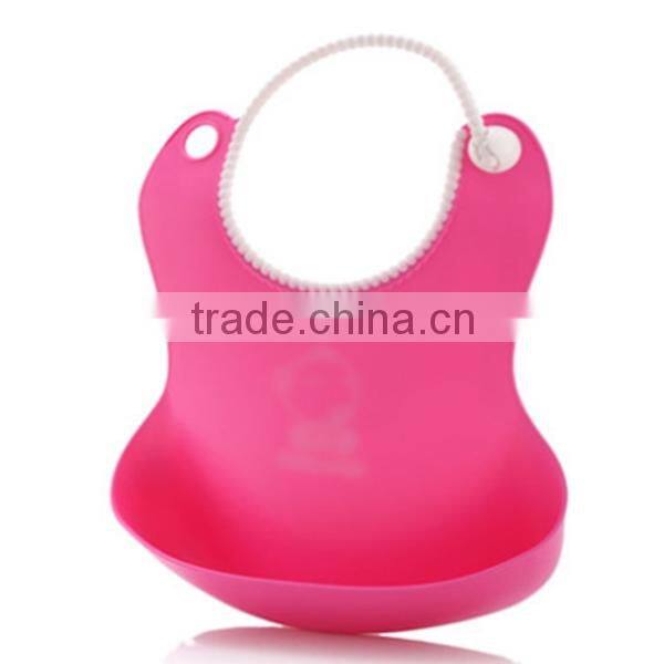 food grade cute baby pouch,promotional gift silicone baby bibs,waterproof kids bib