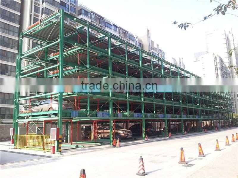 PLC Control limit switch automated smart parking system puzzle parking