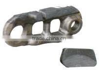 D3C dozer track chain/track link/link assy with lubricate
