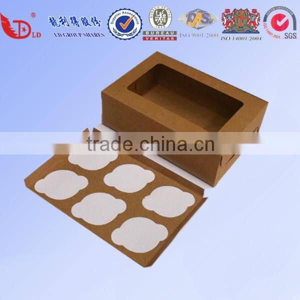 high quality customized paper food cake packing box