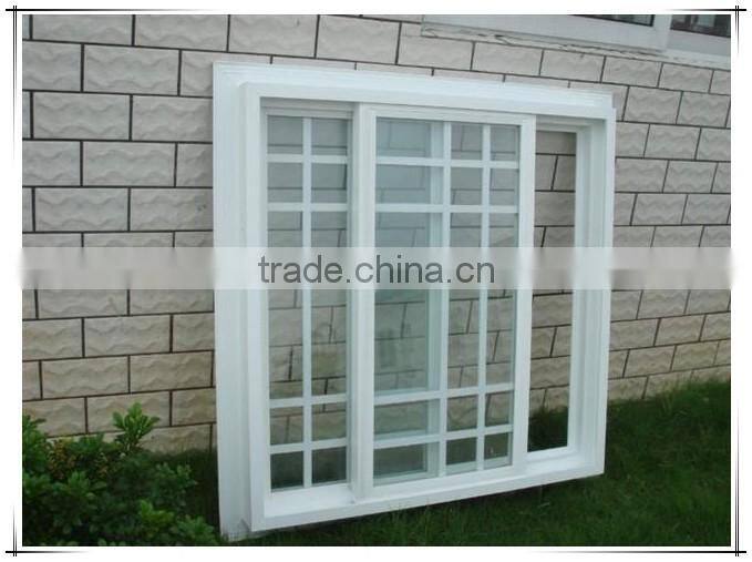 new style pvc sliding window with grille