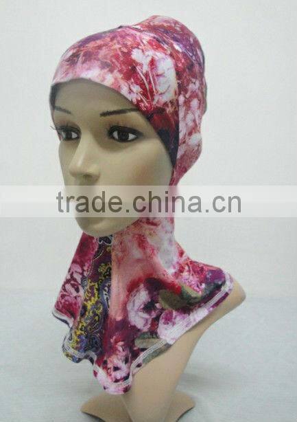C042 new style print ninja inner underscarf,full underscarf to cover neck