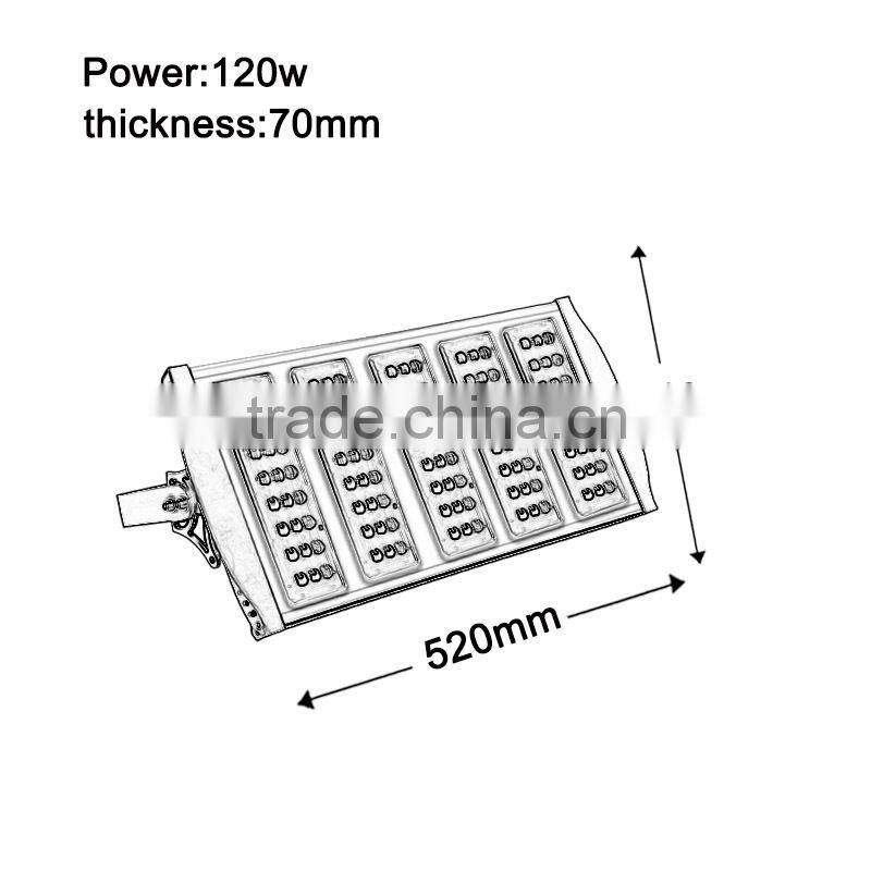 110LM/W 1500mm meanwell led tunnel light,120w led tunnel light