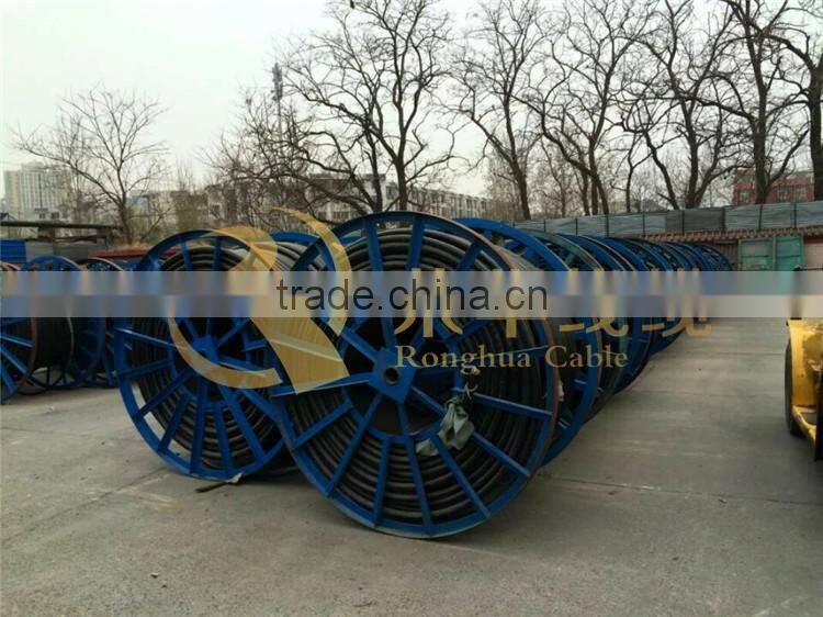 Copper conductor 300 sq mm Electric XLPE/PVC armoured underground dc power copper cable
