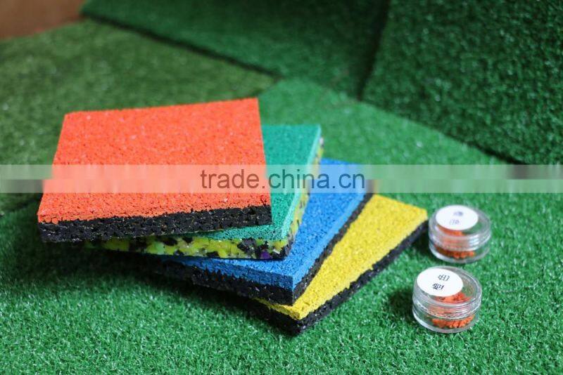 Aging resistance colorful rubber sport floor/ EPDM playground rubber floor mat