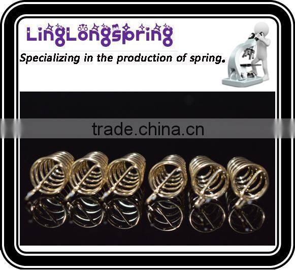 Plastic stamping spring battey contact parts