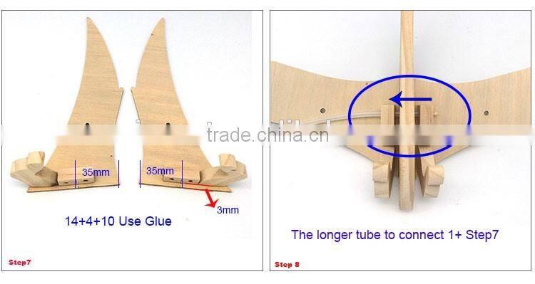 DIY draw your own Pterosaur wooden toy for educational