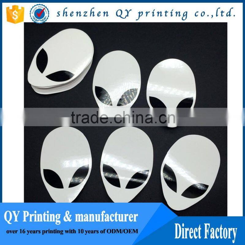 custom color printing adhesive vinyl outdoor label stickers