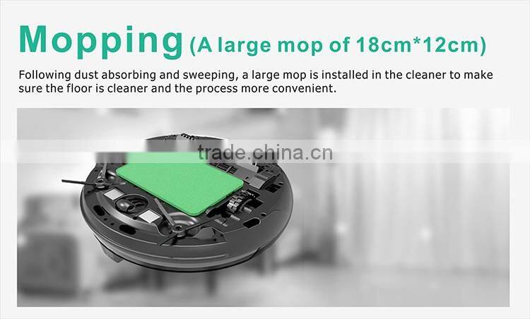 mobile phone controlled working long time vacuum cleaner robot