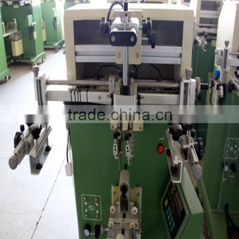 Round bottle screen printer