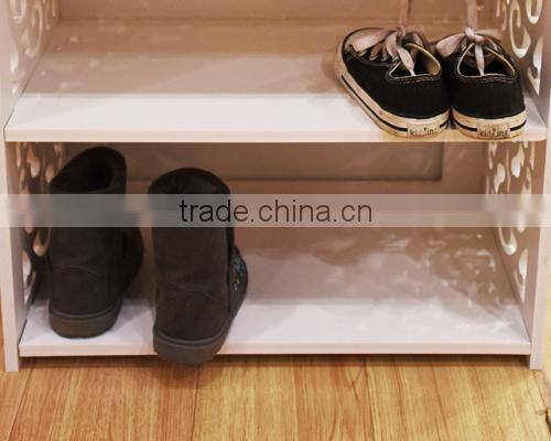 Pure colour mini plastic shoe rack for boots