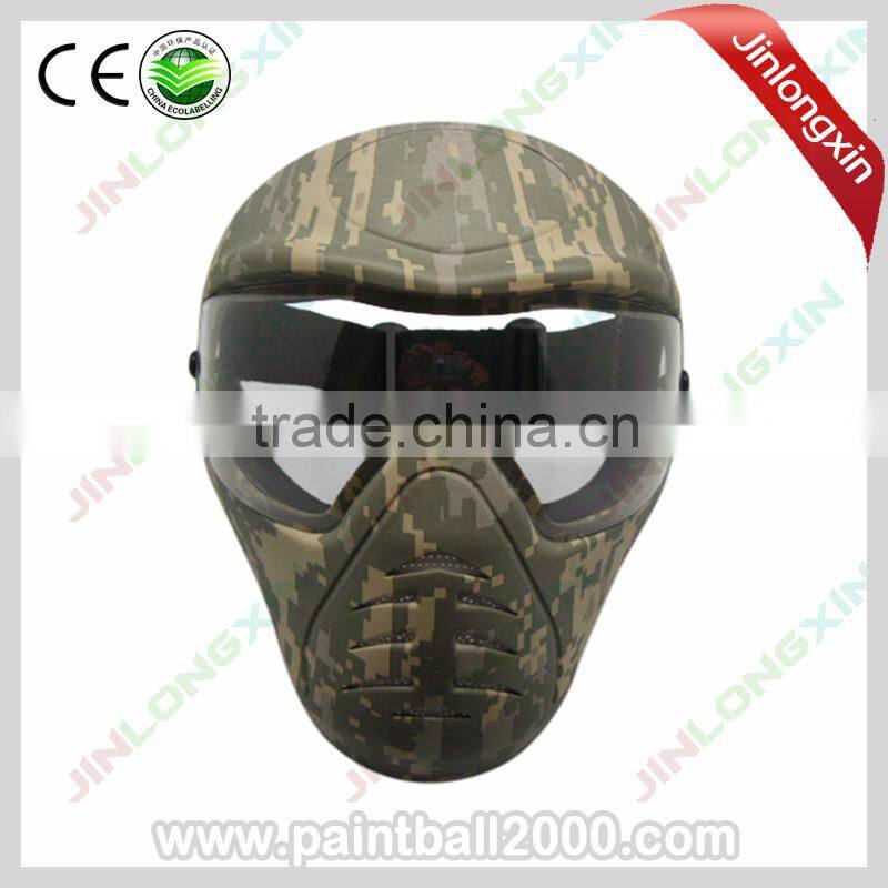 Camo Military Full Face Paintball Mask