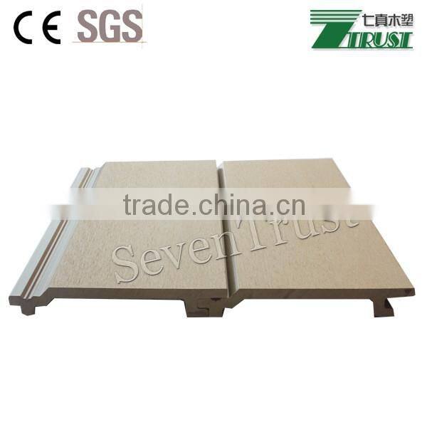 Seven Trust WPC outdoor wall panels, waterproof exterior wall cladding