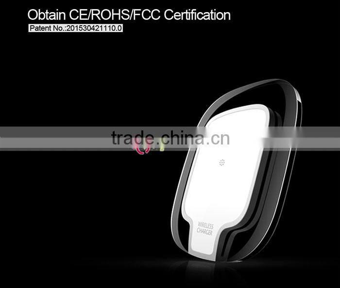 Waterproof Qi Standard Wireless Charger Adapter White