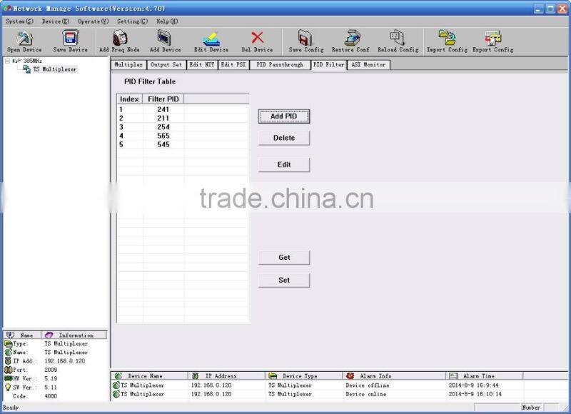 SC-2101 TS ASI Multiplexer/TS ASI MUX