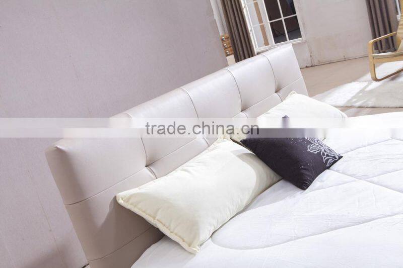 2014 Hot Selling Modern Leather Bed Tufted Headboard Design DH829