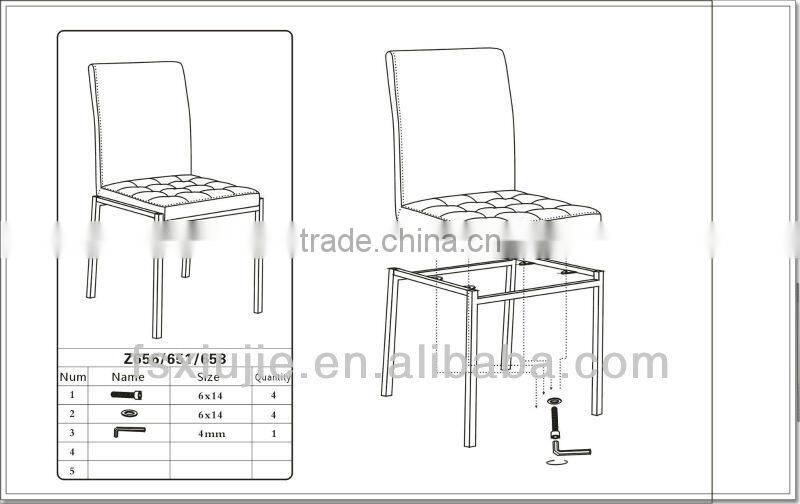 Z656 Industrial Style Dining Chair Leather Brown Leather Chair Metal Dining Chairs