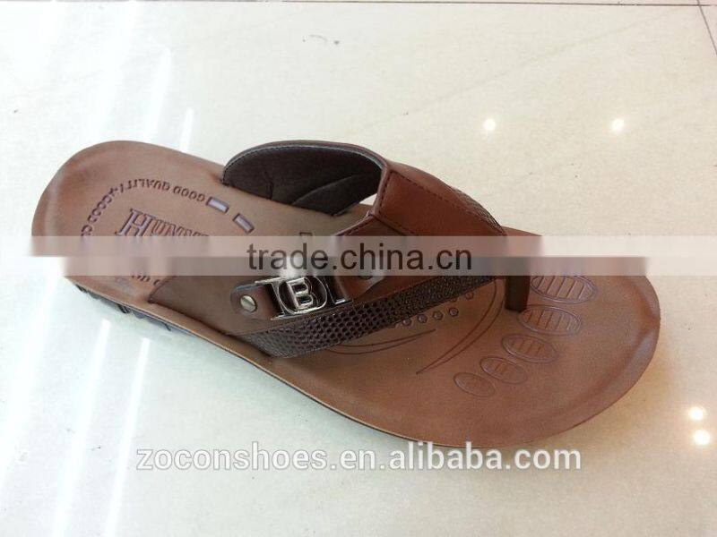 Good selling pu men Slippers