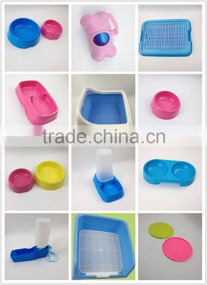 Colorful plastic double round shape pet bird water food fountain feeder for sale