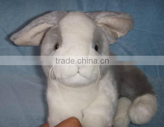 Plush Toys Grey,Brown Rabbit