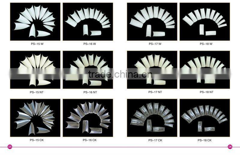 High Quality 500pcs with box acrylic nail tips wholesale