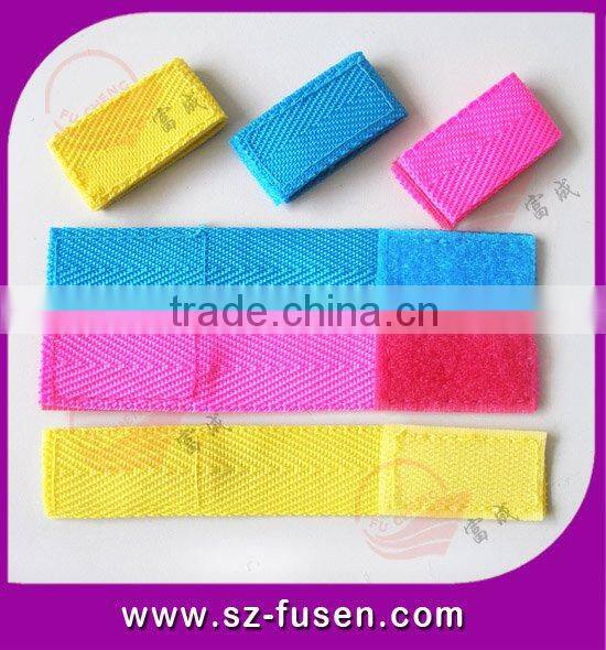 non-slip elastic magic tape strap/elastic magic tape/loop straps/watch strap magic tape