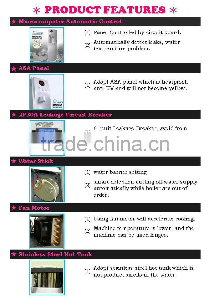 water dispenser and purifier hot cold water dispenser