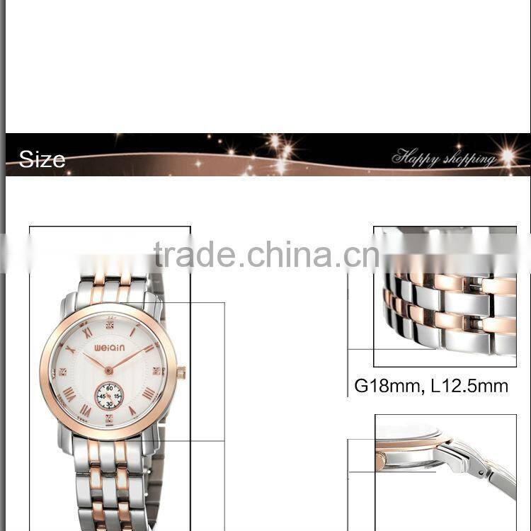 W2217 3ATM Sapphire Crystal Swiss Quartz Watch For Couple