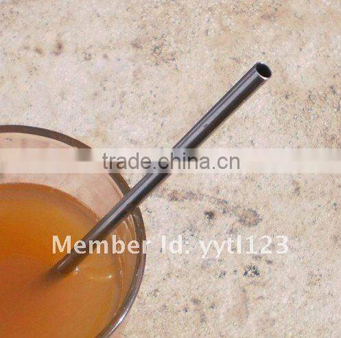 Novelty style stainless steel drinking straw