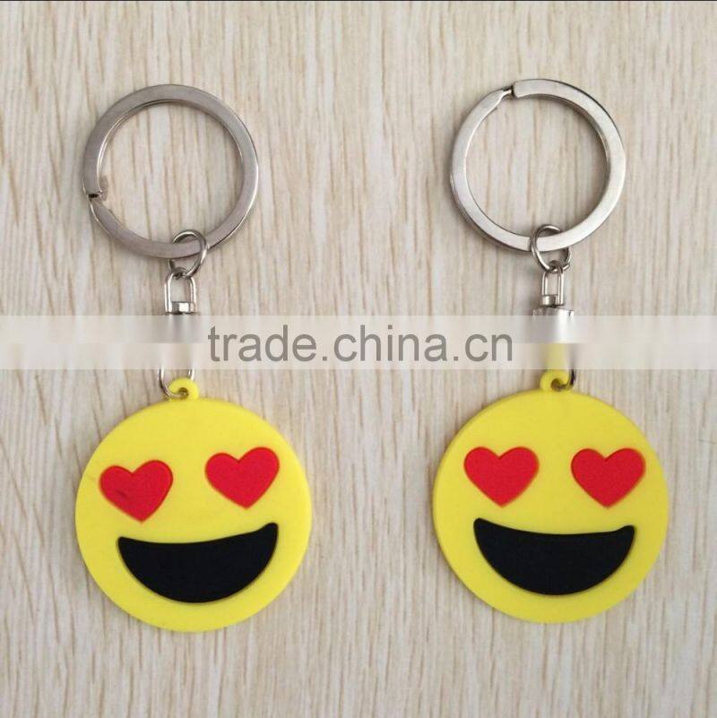 New design 3D Custom Shaped cute Soft PVC Keychain
