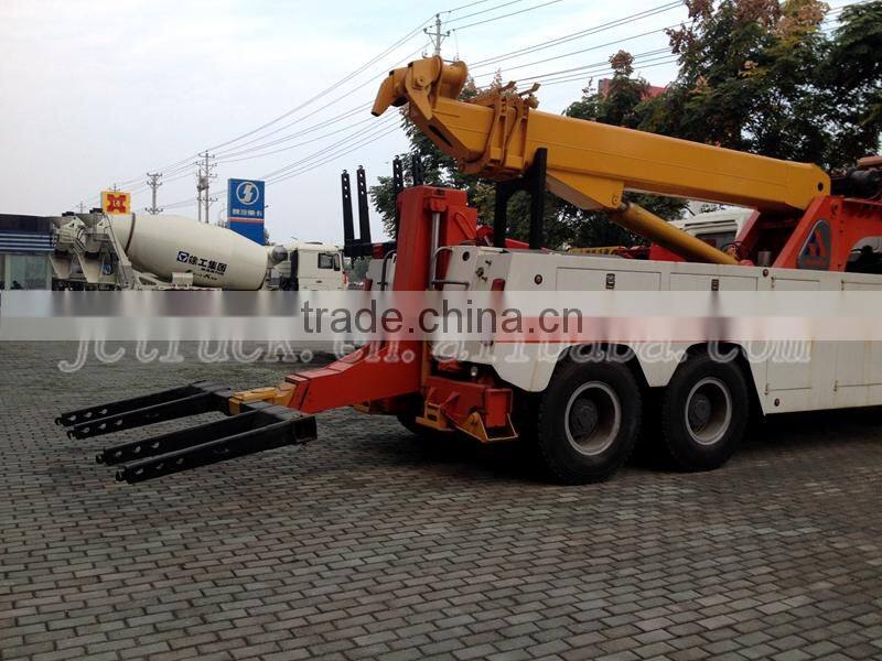 SINO 8X4 heavy wrecker truck,heavy hydraulic duty road wrecker towing truck for sale