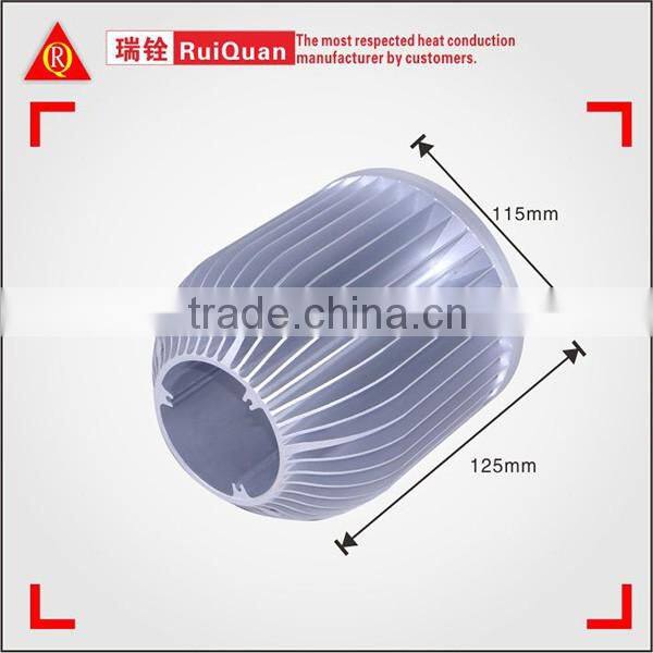 High Power CNC machining aluminum extruded Led heatsink