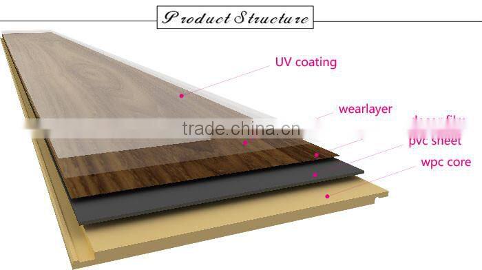 Waterproof durable healthy vinyl tile flooring WPC Vinyl Flooring