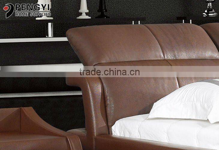 Newest design bedroom furniture queen modern bed