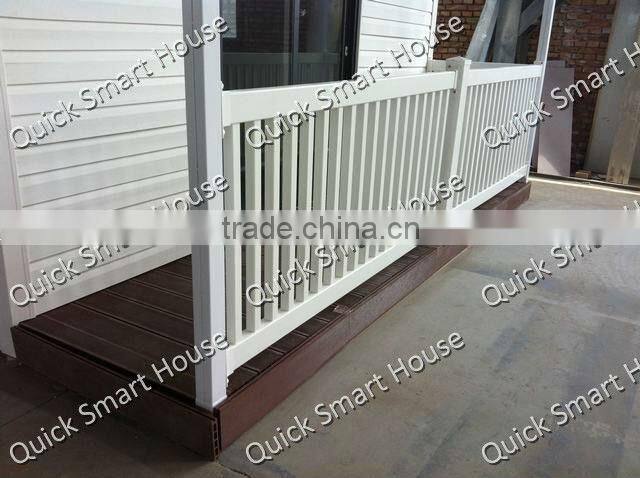 NEW: Luxury prefab house with UPVC wall cladding and WPC veranda